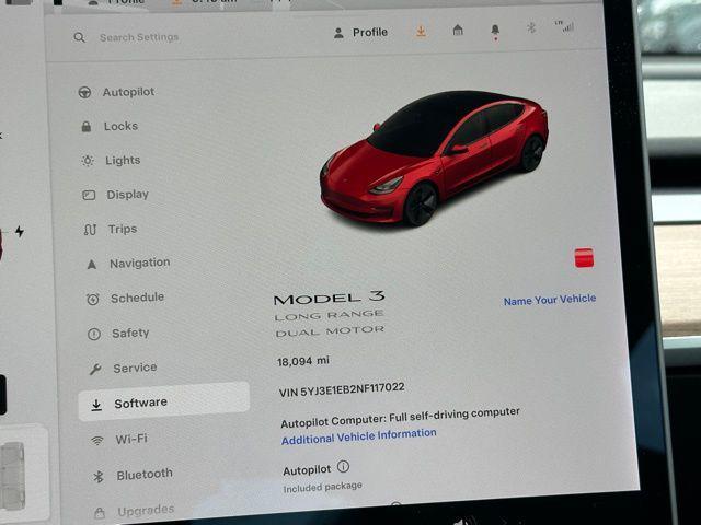 used 2022 Tesla Model 3 car, priced at $30,930