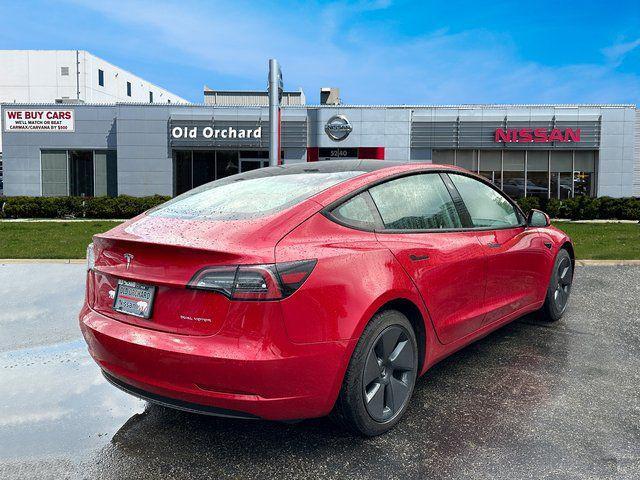 used 2022 Tesla Model 3 car, priced at $30,930