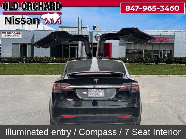 used 2021 Tesla Model X car, priced at $44,972