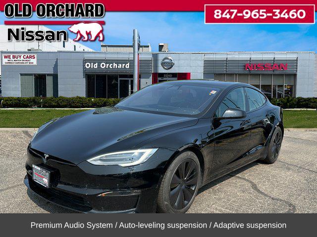 used 2021 Tesla Model S car, priced at $46,946