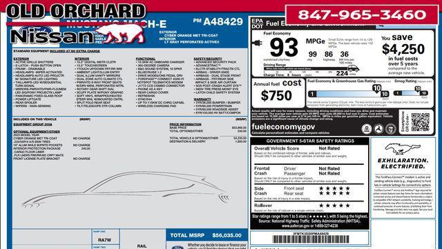 used 2023 Ford Mustang Mach-E car, priced at $26,333