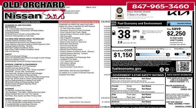 used 2023 Kia Sportage Hybrid car, priced at $22,997