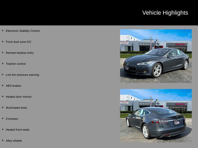 used 2015 Tesla Model S car, priced at $21,372