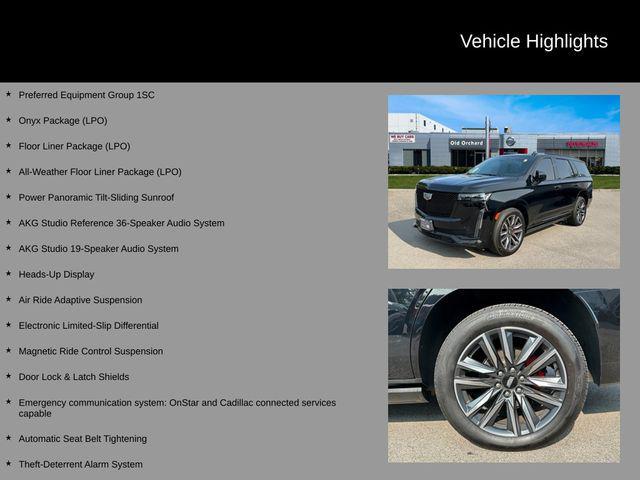 used 2022 Cadillac Escalade car, priced at $74,972