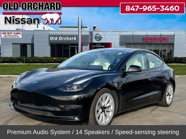 used 2022 Tesla Model 3 car, priced at $29,929