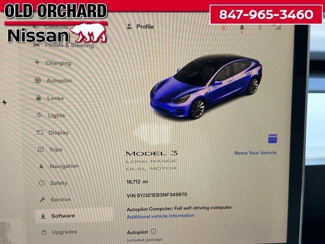 used 2022 Tesla Model 3 car, priced at $29,929