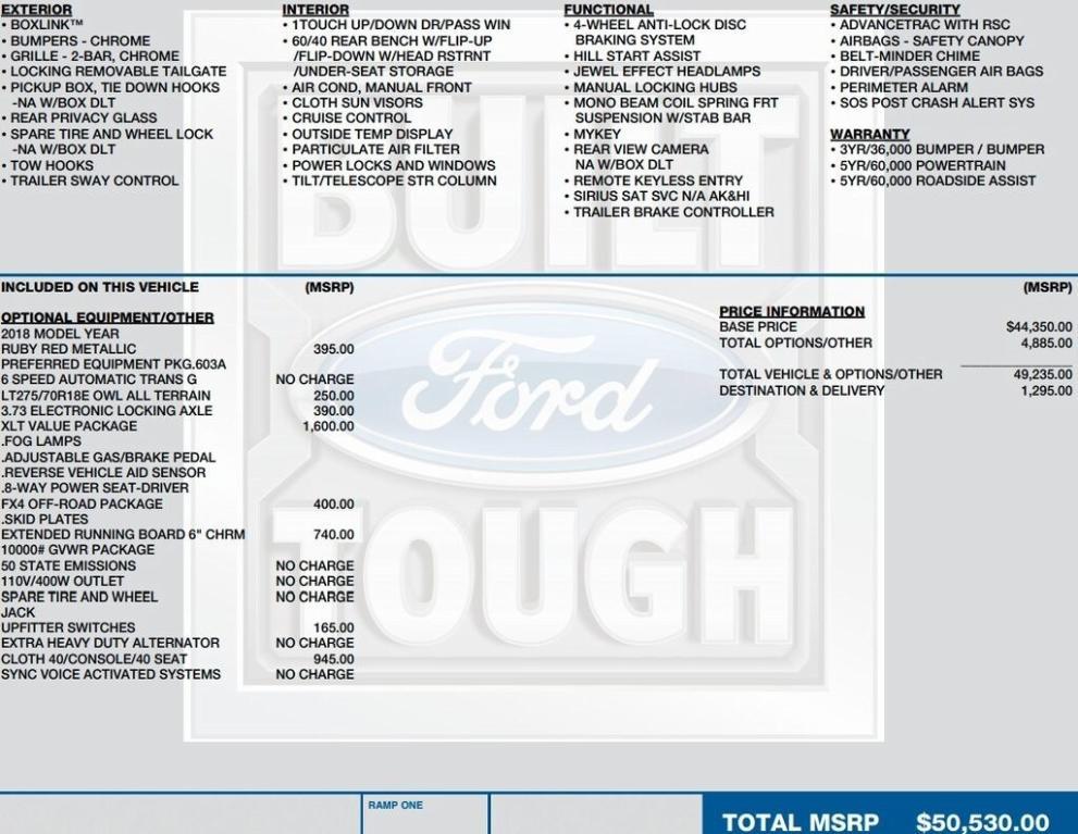 used 2018 Ford F-250 car, priced at $32,995