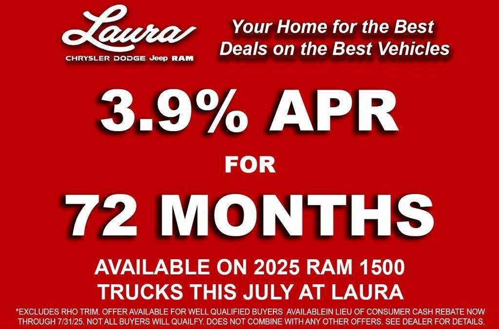 new 2025 Ram 1500 car, priced at $44,365