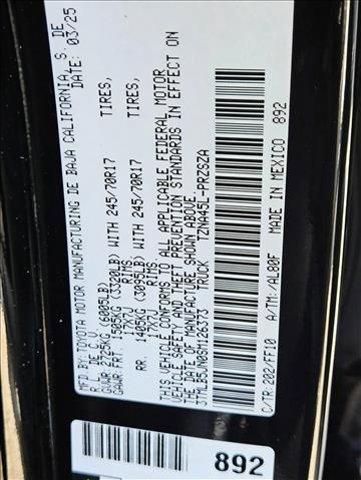 new 2025 Toyota Tacoma car, priced at $46,914