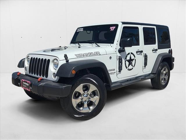 used 2017 Jeep Wrangler Unlimited car, priced at $21,991