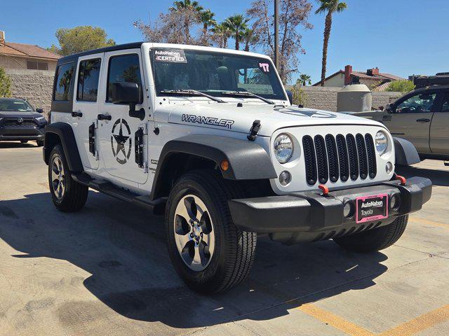 used 2017 Jeep Wrangler Unlimited car, priced at $21,991