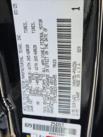 new 2025 Toyota Tundra Hybrid car, priced at $74,088