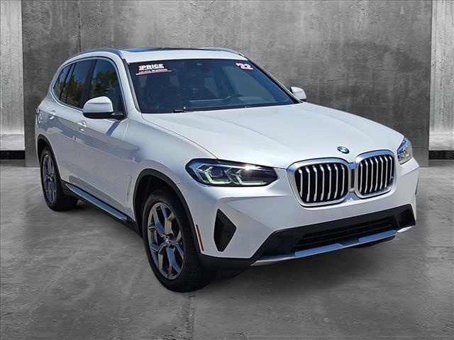 used 2022 BMW X3 car, priced at $34,441