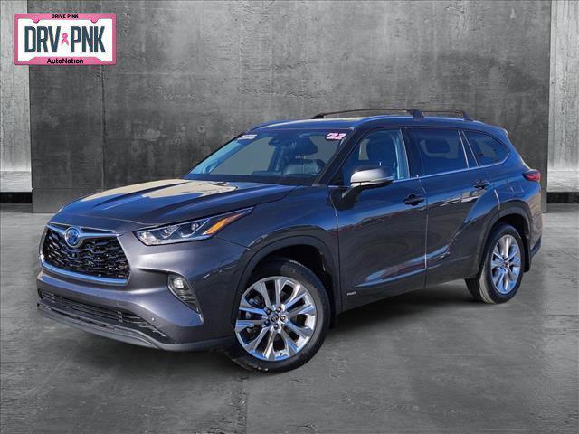 used 2022 Toyota Highlander Hybrid car, priced at $42,491