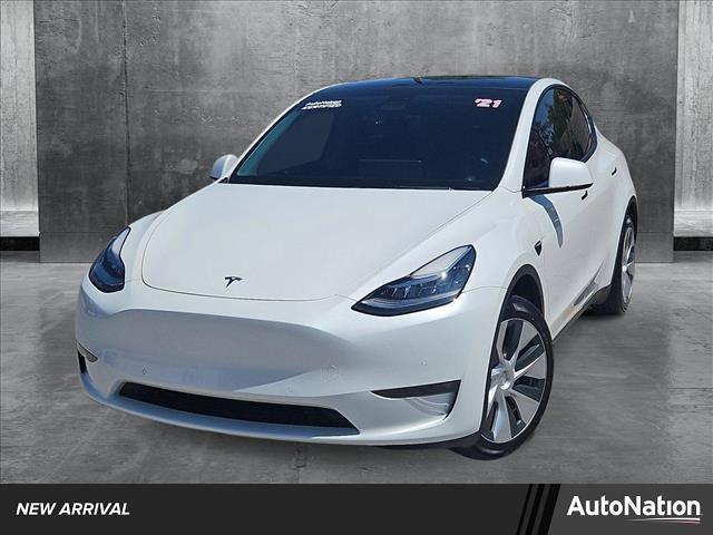 used 2021 Tesla Model Y car, priced at $28,491