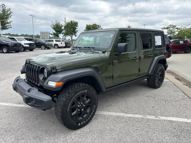 used 2020 Jeep Wrangler Unlimited car, priced at $31,413