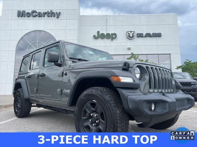 used 2021 Jeep Wrangler Unlimited car, priced at $33,252