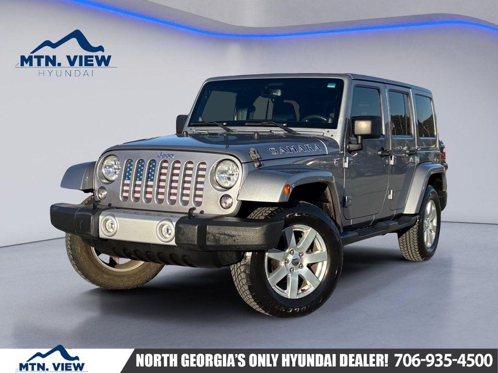 used 2014 Jeep Wrangler Unlimited car, priced at $16,989