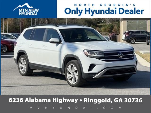 used 2021 Volkswagen Atlas car, priced at $22,665