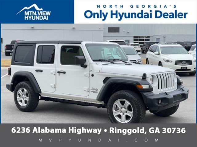 used 2020 Jeep Wrangler Unlimited car, priced at $25,500