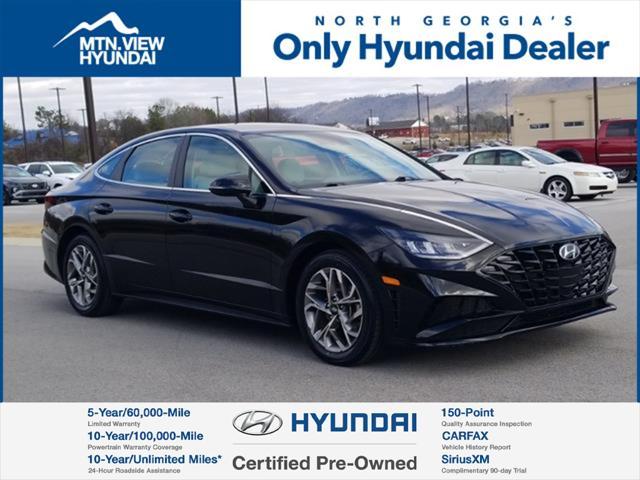 used 2021 Hyundai Sonata car, priced at $19,895