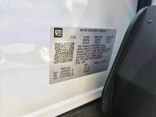 new 2026 Chevrolet Trax car, priced at $28,780