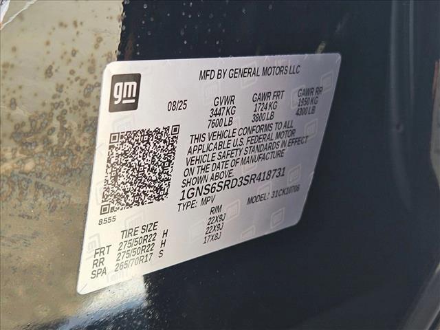 new 2025 Chevrolet Tahoe car, priced at $84,285