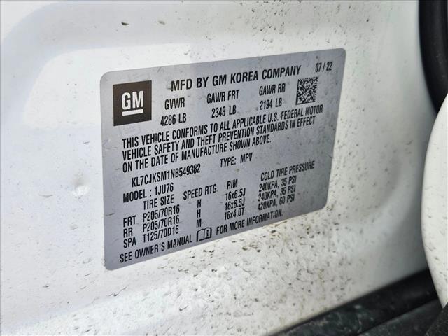 used 2022 Chevrolet Trax car, priced at $17,646