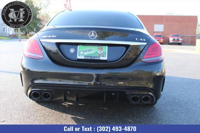 used 2020 Mercedes-Benz AMG C 43 car, priced at $43,997