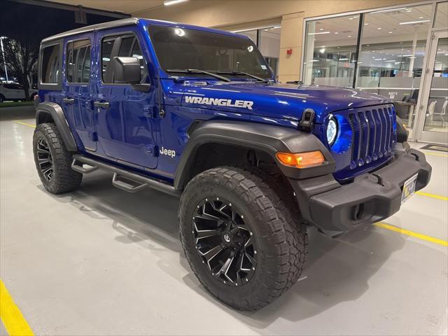 used 2020 Jeep Wrangler Unlimited car, priced at $31,835