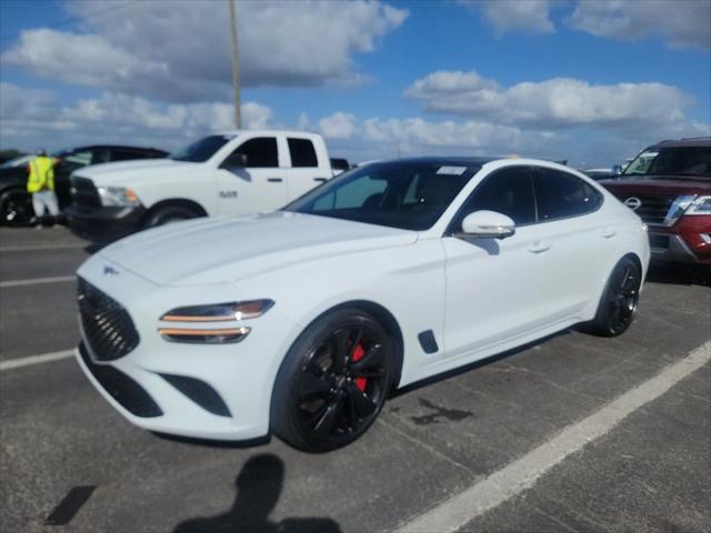 used 2022 Genesis G70 car, priced at $35,435