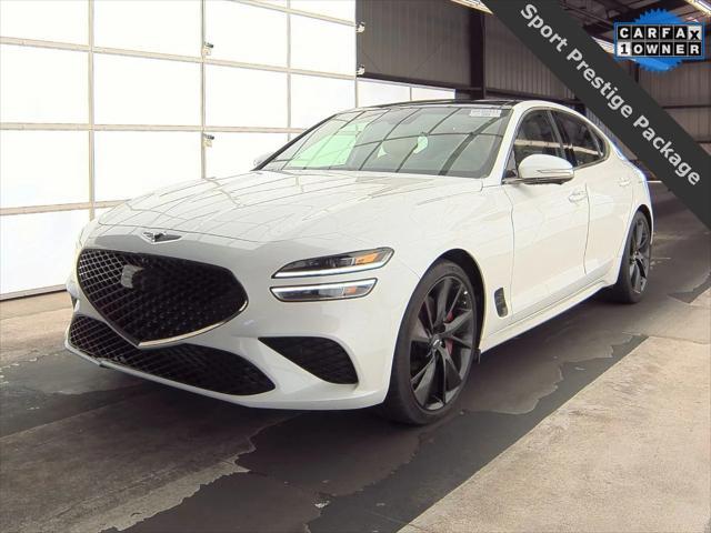 used 2022 Genesis G70 car, priced at $34,286