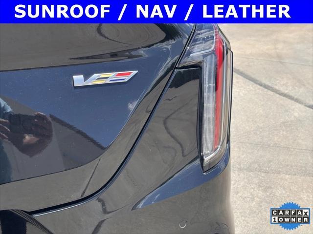 used 2023 Cadillac CT4-V car, priced at $37,216