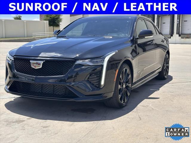 used 2023 Cadillac CT4-V car, priced at $37,216
