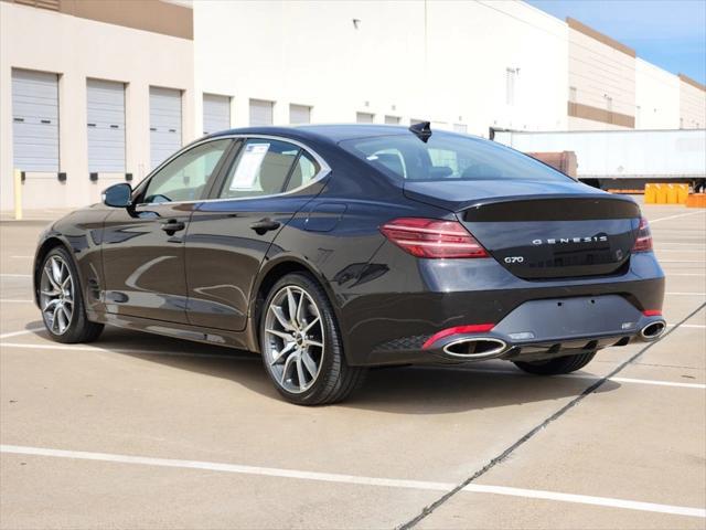 used 2024 Genesis G70 car, priced at $34,499