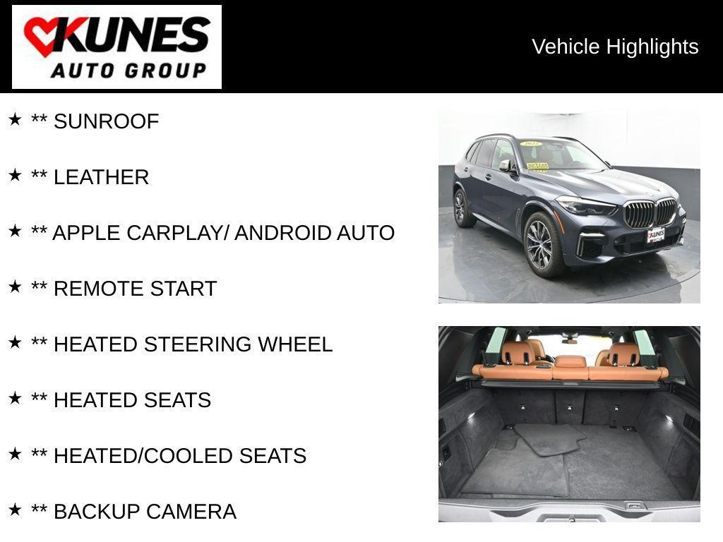 used 2022 BMW X5 car, priced at $45,976