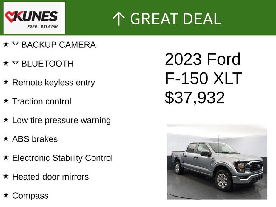 used 2023 Ford F-150 car, priced at $37,932