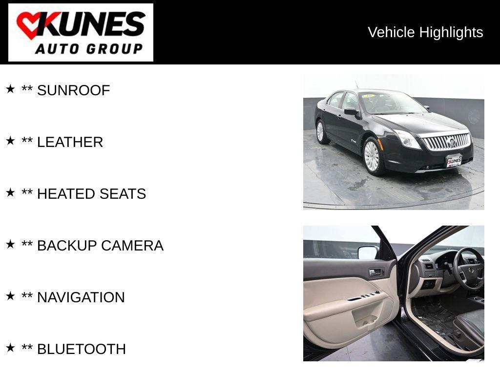used 2010 Mercury Milan Hybrid car, priced at $7,893