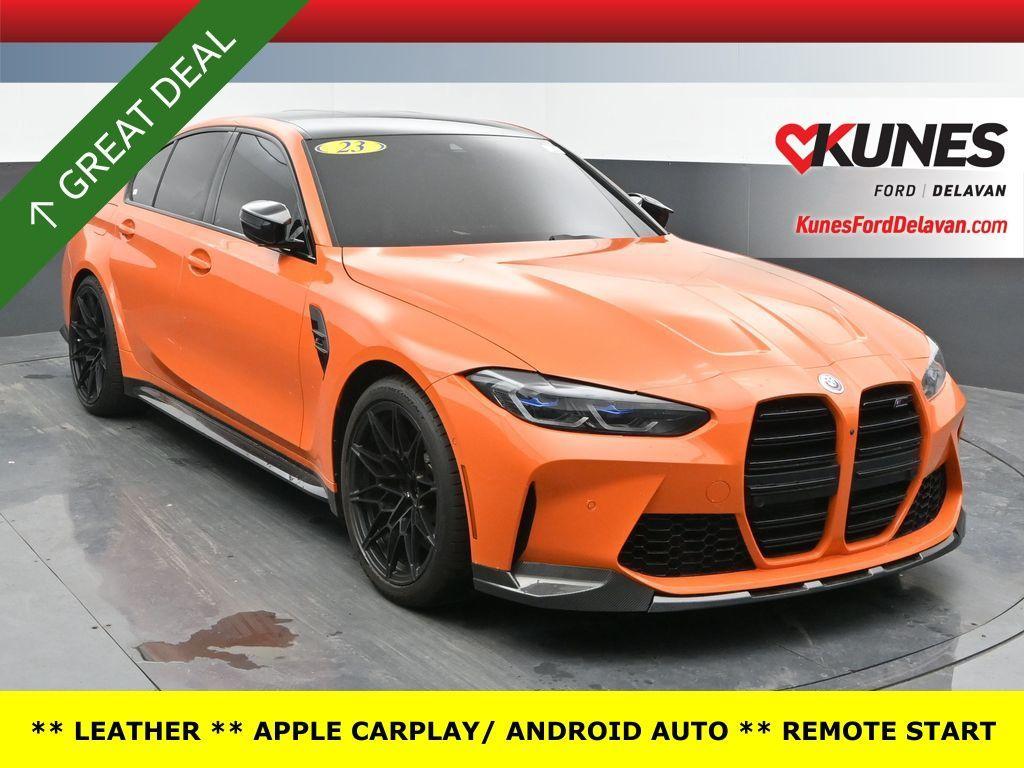 used 2023 BMW M3 car, priced at $89,999
