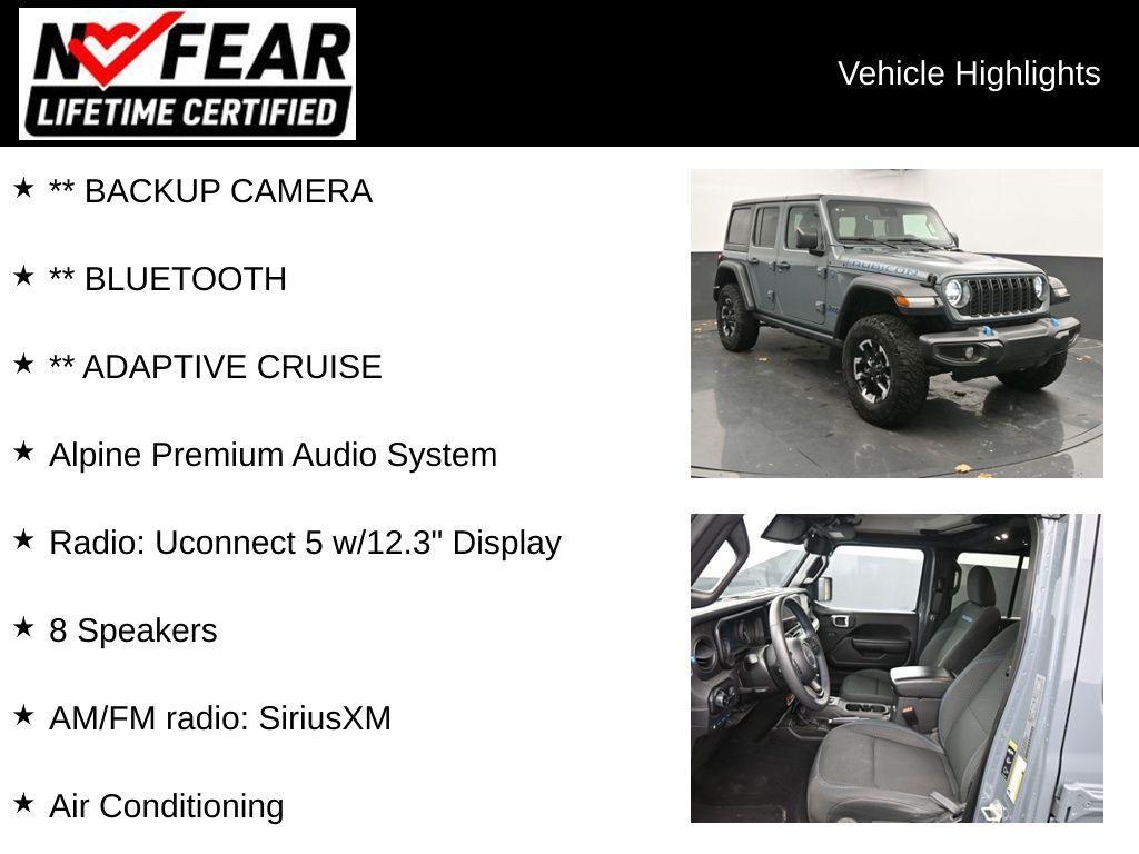 used 2024 Jeep Wrangler 4xe car, priced at $34,500