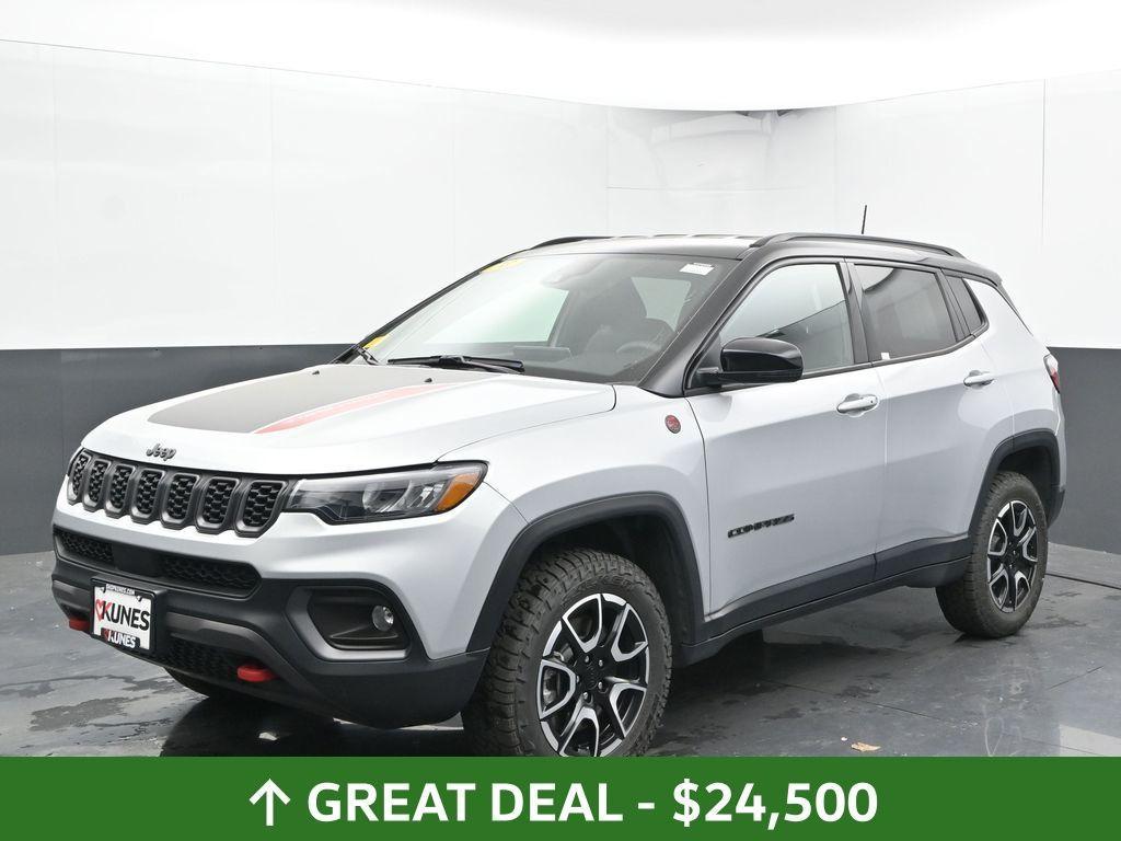 used 2024 Jeep Compass car, priced at $24,500