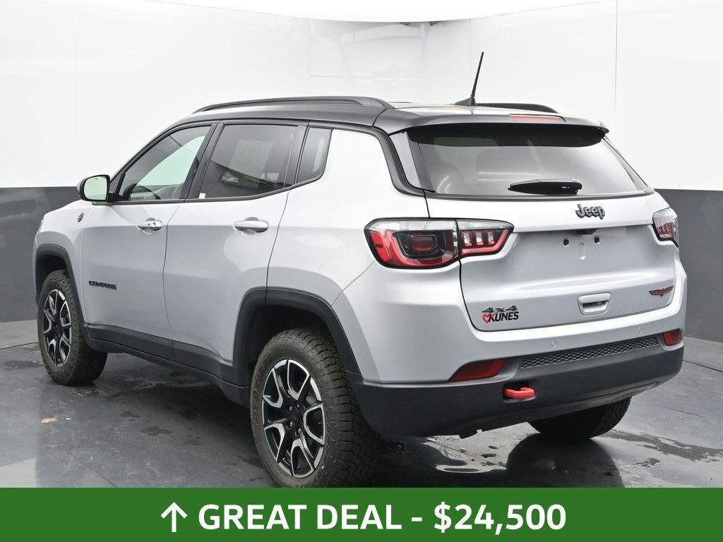 used 2024 Jeep Compass car, priced at $24,500