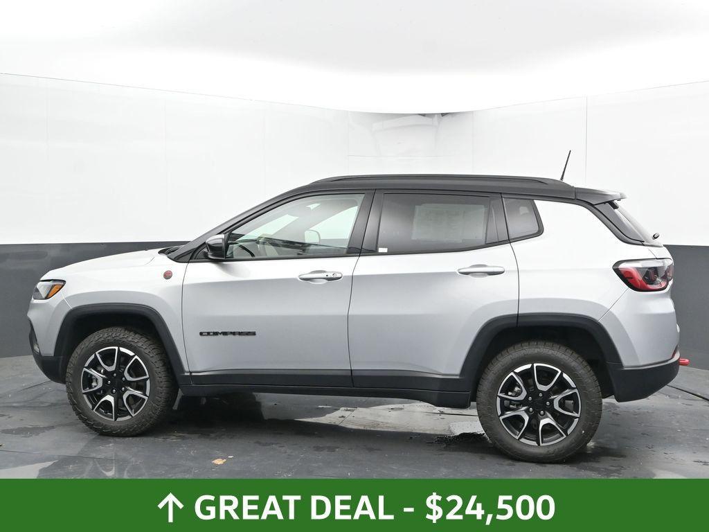 used 2024 Jeep Compass car, priced at $24,500