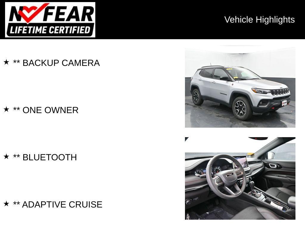 used 2024 Jeep Compass car, priced at $28,498