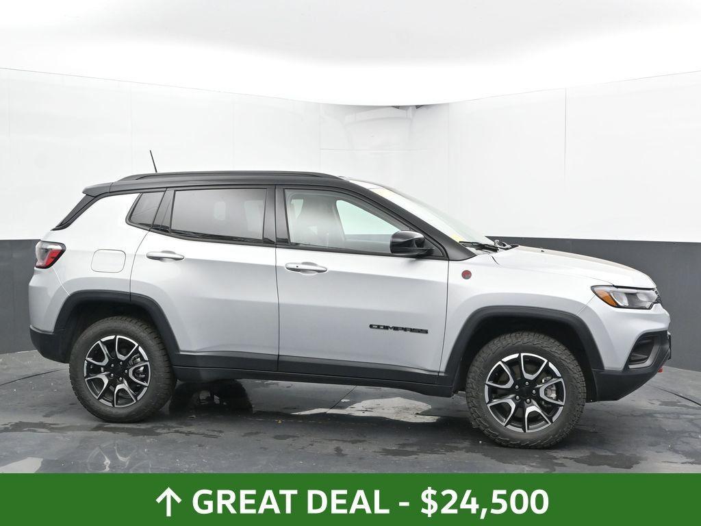 used 2024 Jeep Compass car, priced at $24,500