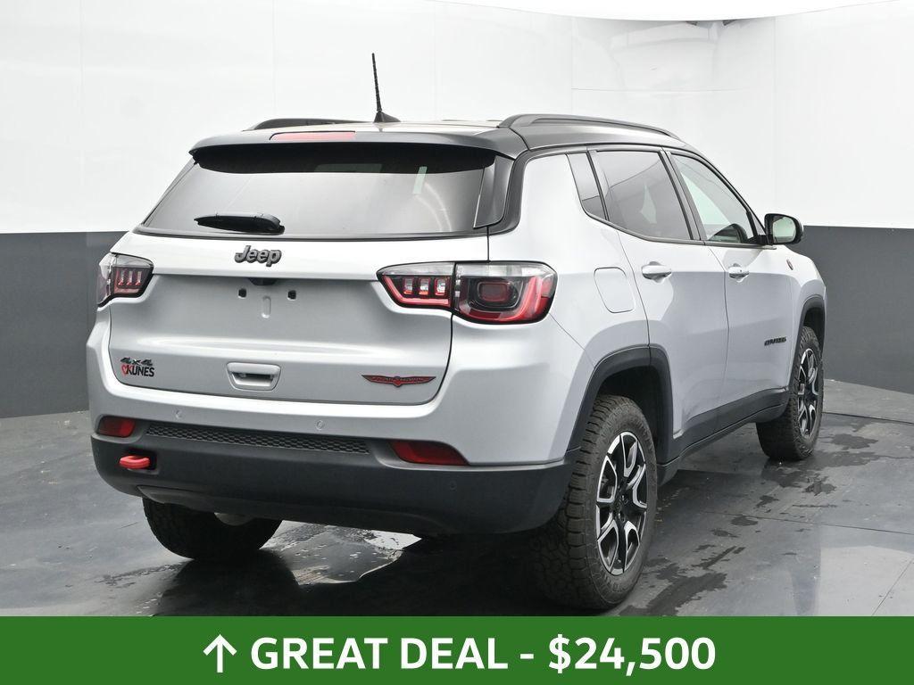 used 2024 Jeep Compass car, priced at $24,500