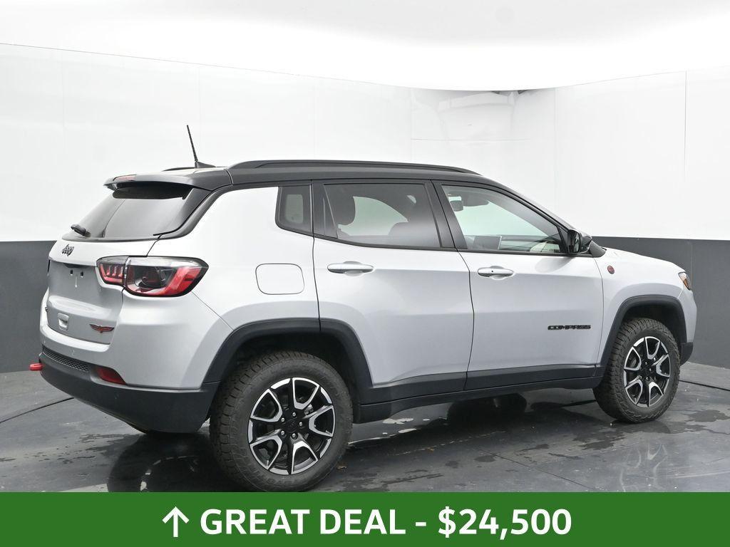 used 2024 Jeep Compass car, priced at $24,500