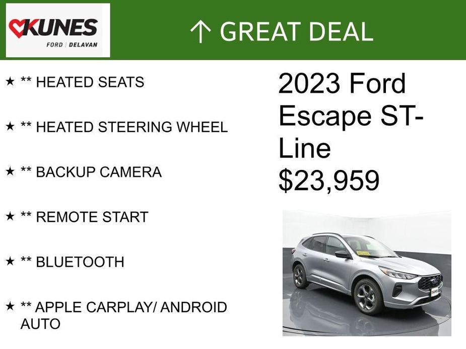 used 2023 Ford Escape car, priced at $23,959