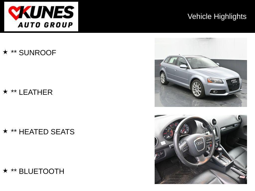 used 2012 Audi A3 car, priced at $13,811