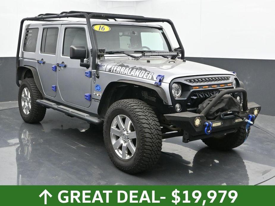 used 2016 Jeep Wrangler Unlimited car, priced at $19,979